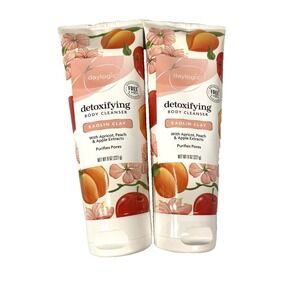 2 day logic detoxifying body cleanser kaolin clay 8 oz each apricot peach apple